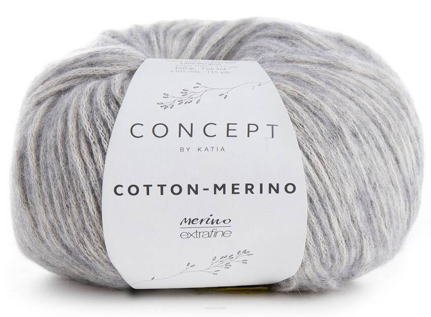 Cotton Merino - kolor 106 jasno-szary