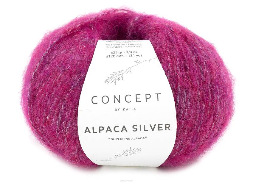 Alpaca Silver kolor 271 fuksja