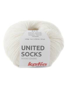 Katia United Socks kolor 6- biały