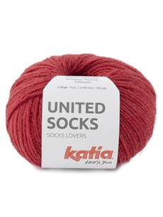 Katia United Socks kolor 18- truskawkowy