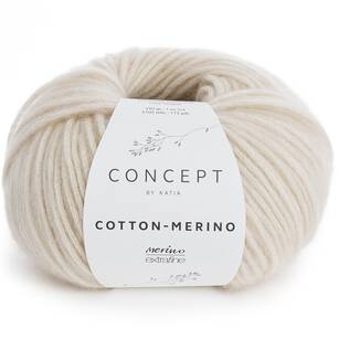 Cotton Merino - kolor 101 jasny beż