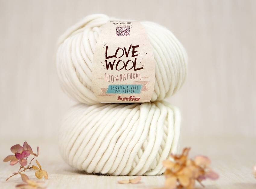 Katia Love Wool - kolor 100 